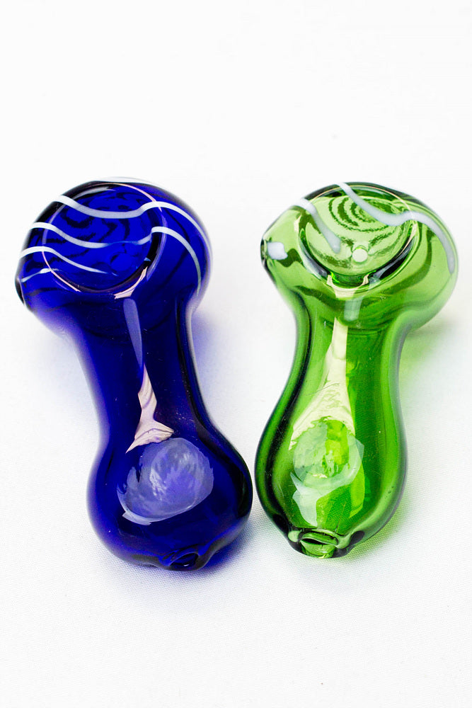 2.5" soft glass 6947 hand pipe - Pack of 10_1