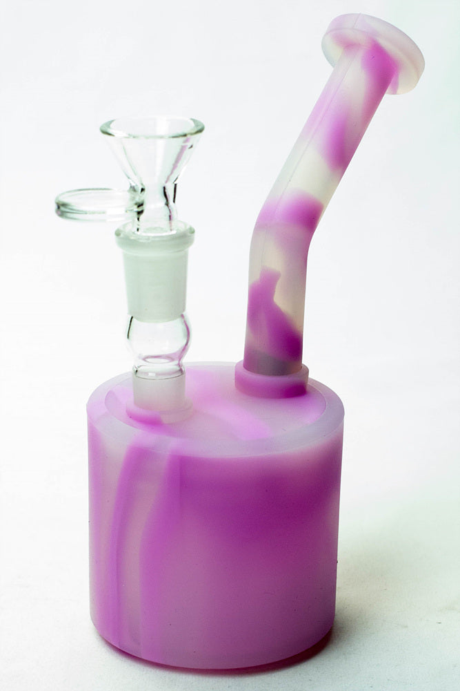 7" Detachable silicone bubbler_1