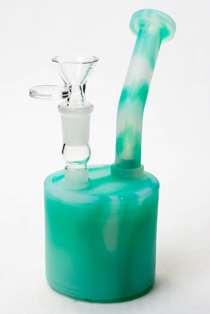 7" Detachable silicone bubbler_2