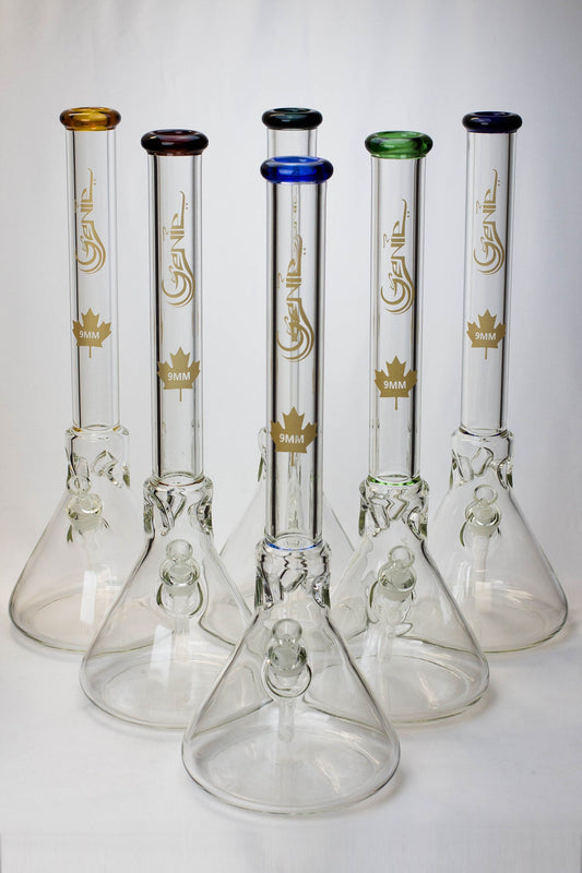 23" Genie 9 mm Giant beaker glass water bong_0