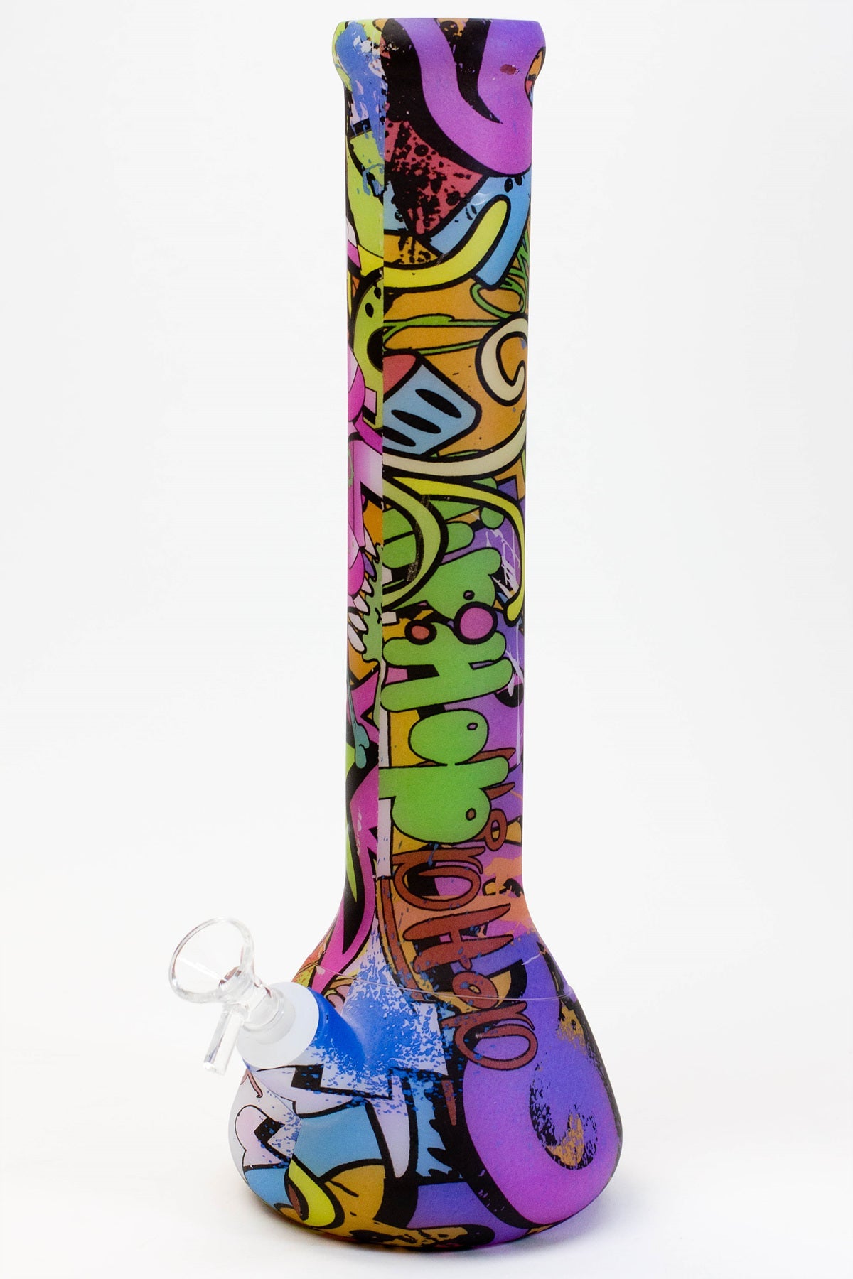 13" Assorted design detachable Silicone water bong_1