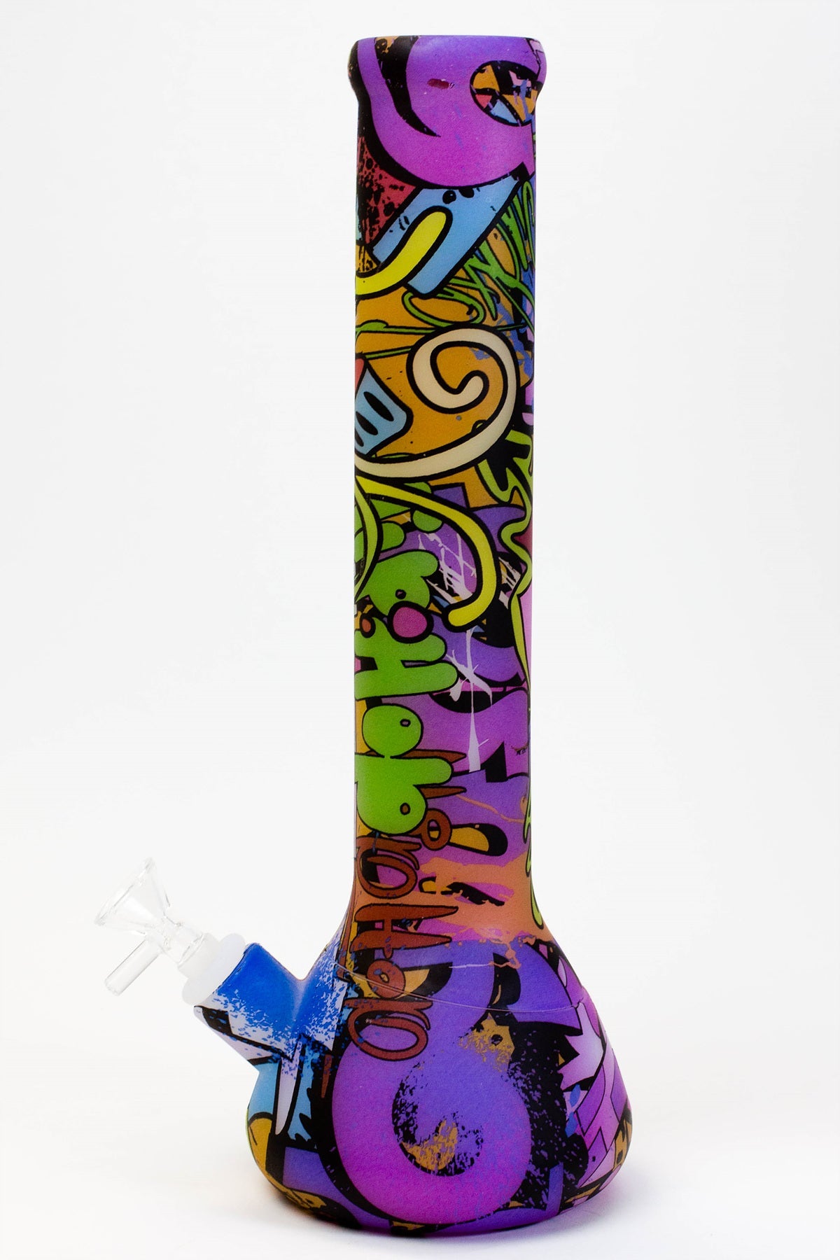 13" Assorted design detachable Silicone water bong_2