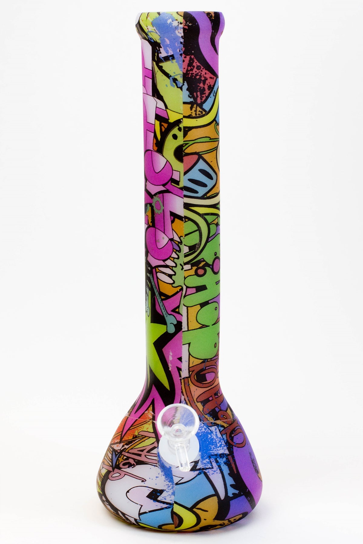 13" Assorted design detachable Silicone water bong_3