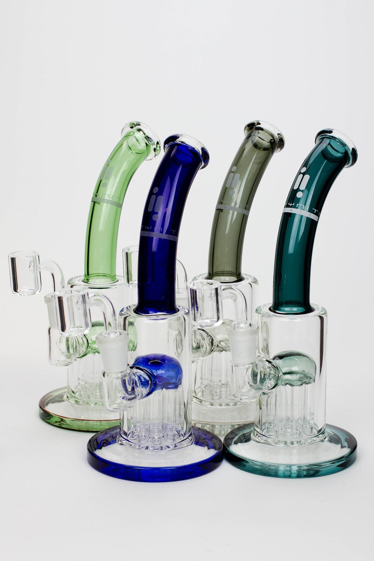 9" Infyniti glass 2-in-1 tree-arm diffuser bubbler_0