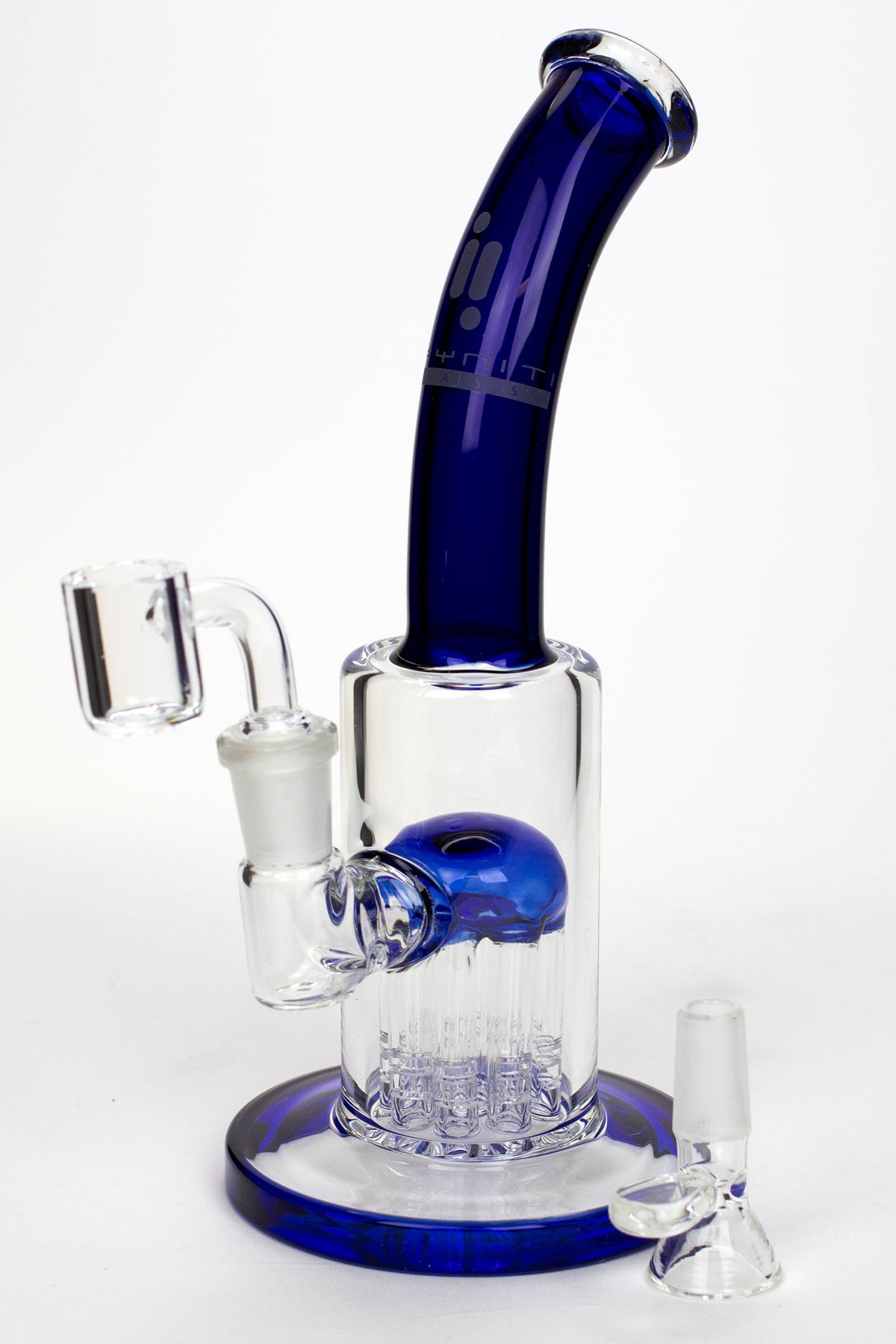 9" Infyniti glass 2-in-1 tree-arm diffuser bubbler_9