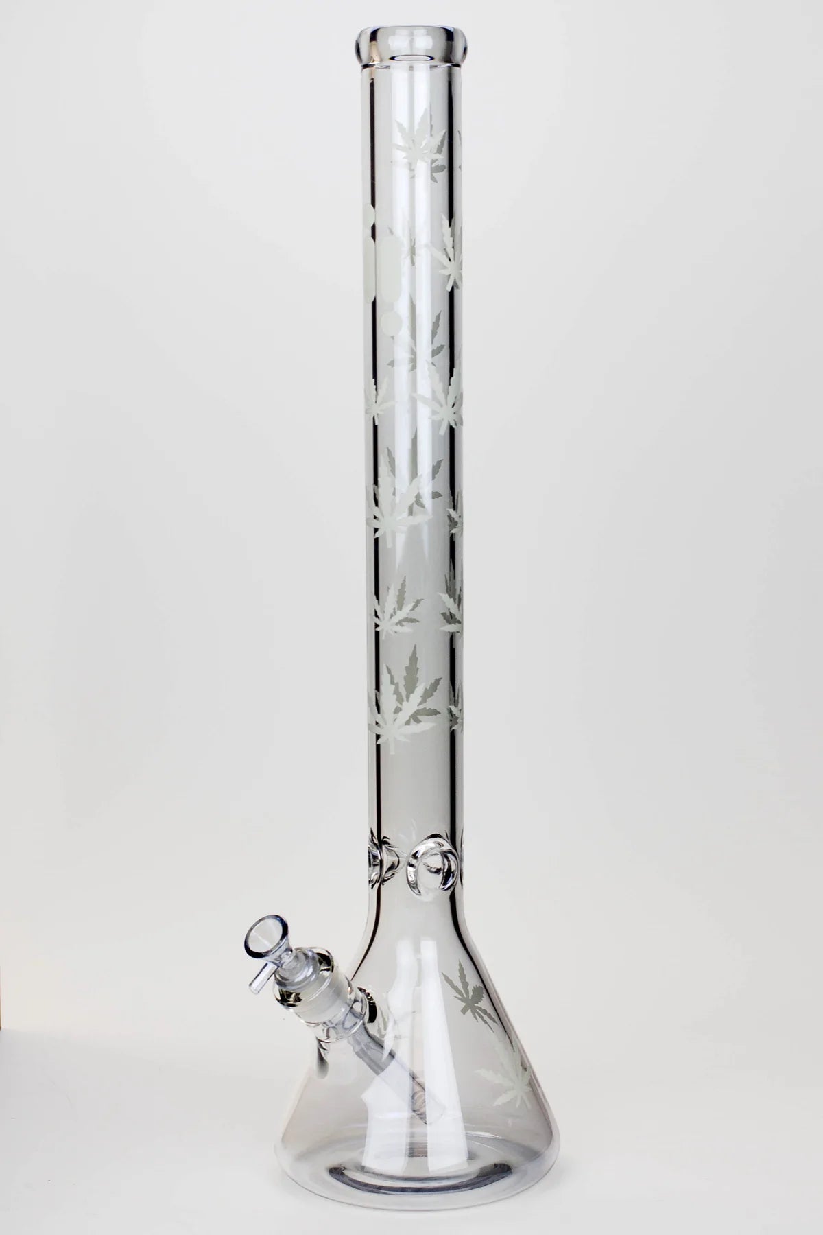 24" Infyniti leaf 7 mm metallic glass water bong_13