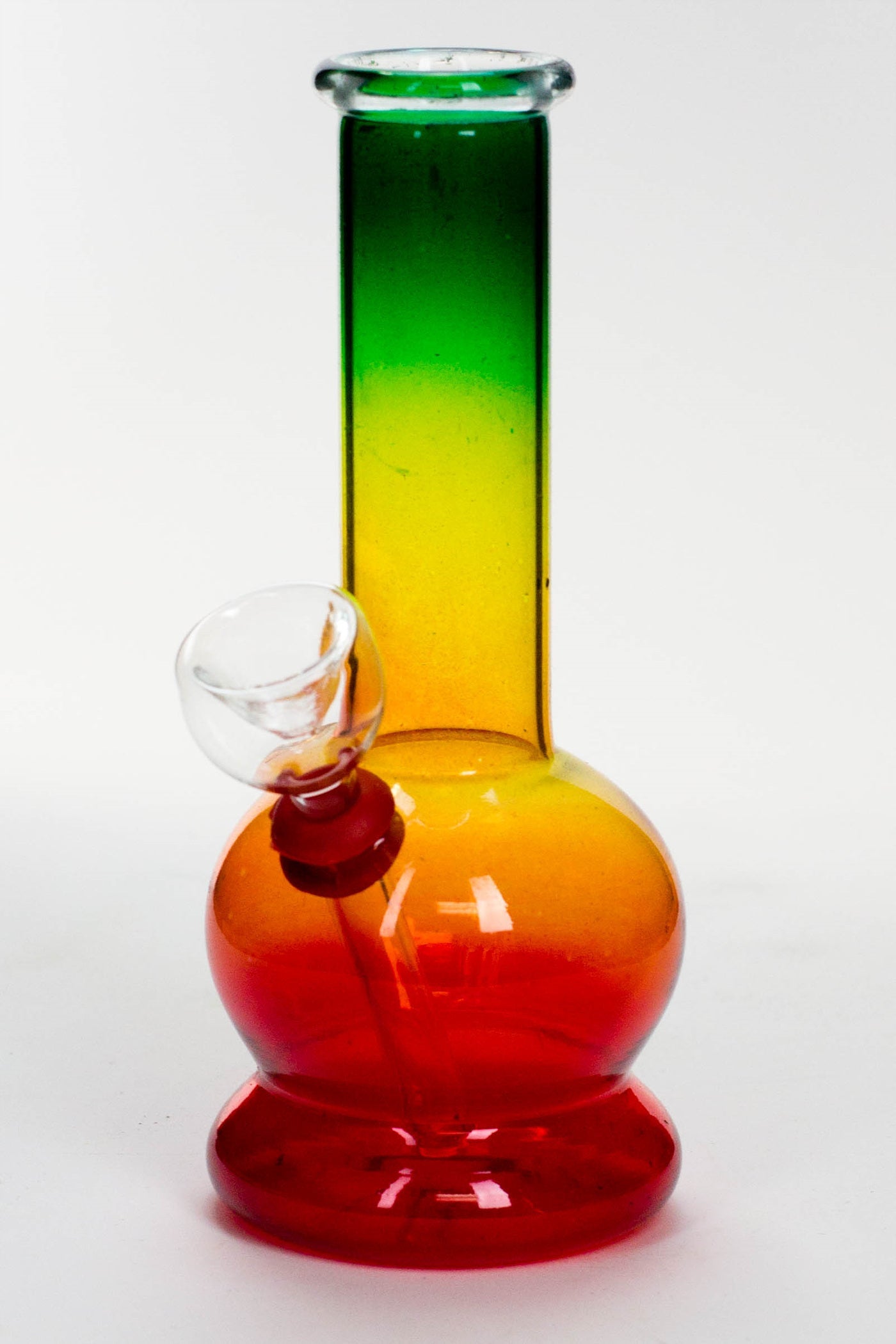 6 in. Rasta glass water bong_7