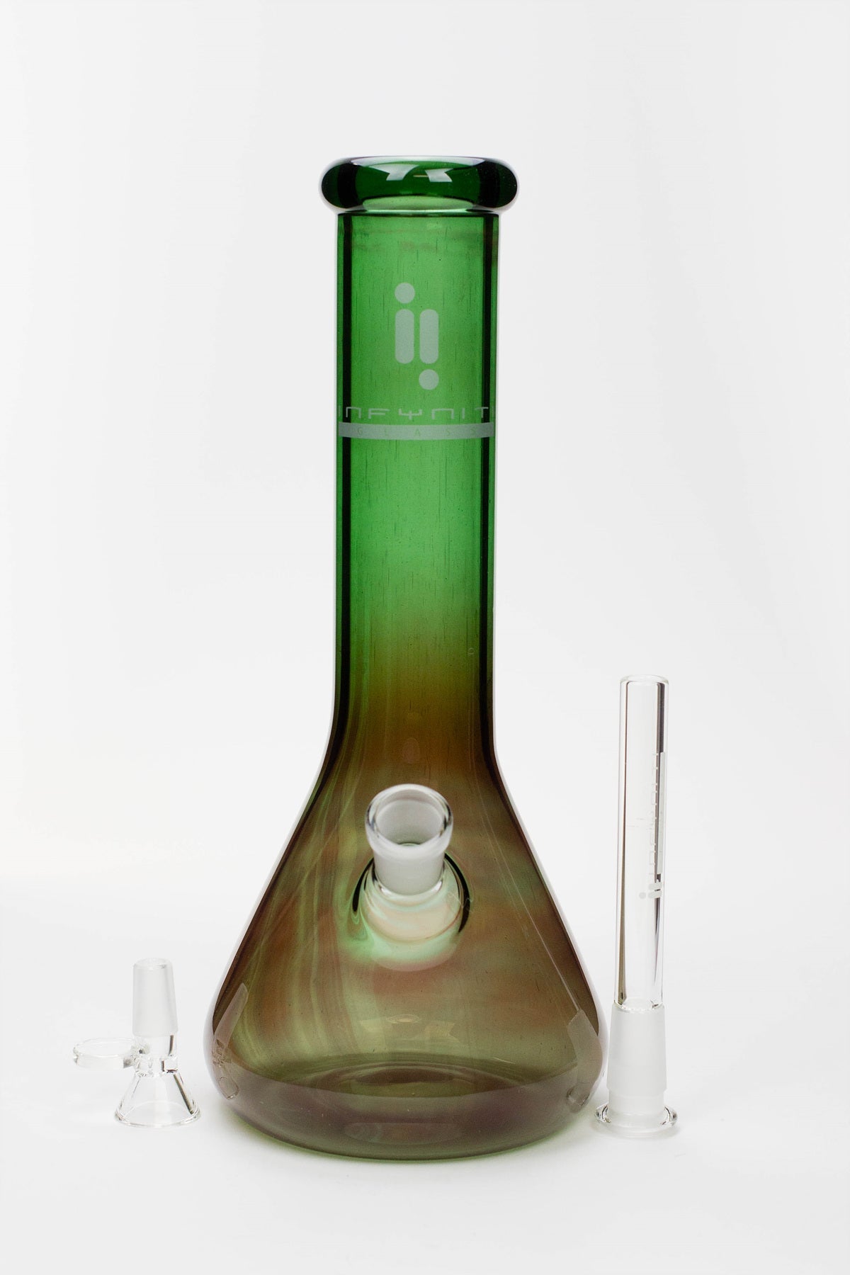 12" Beaker base glass bong_1