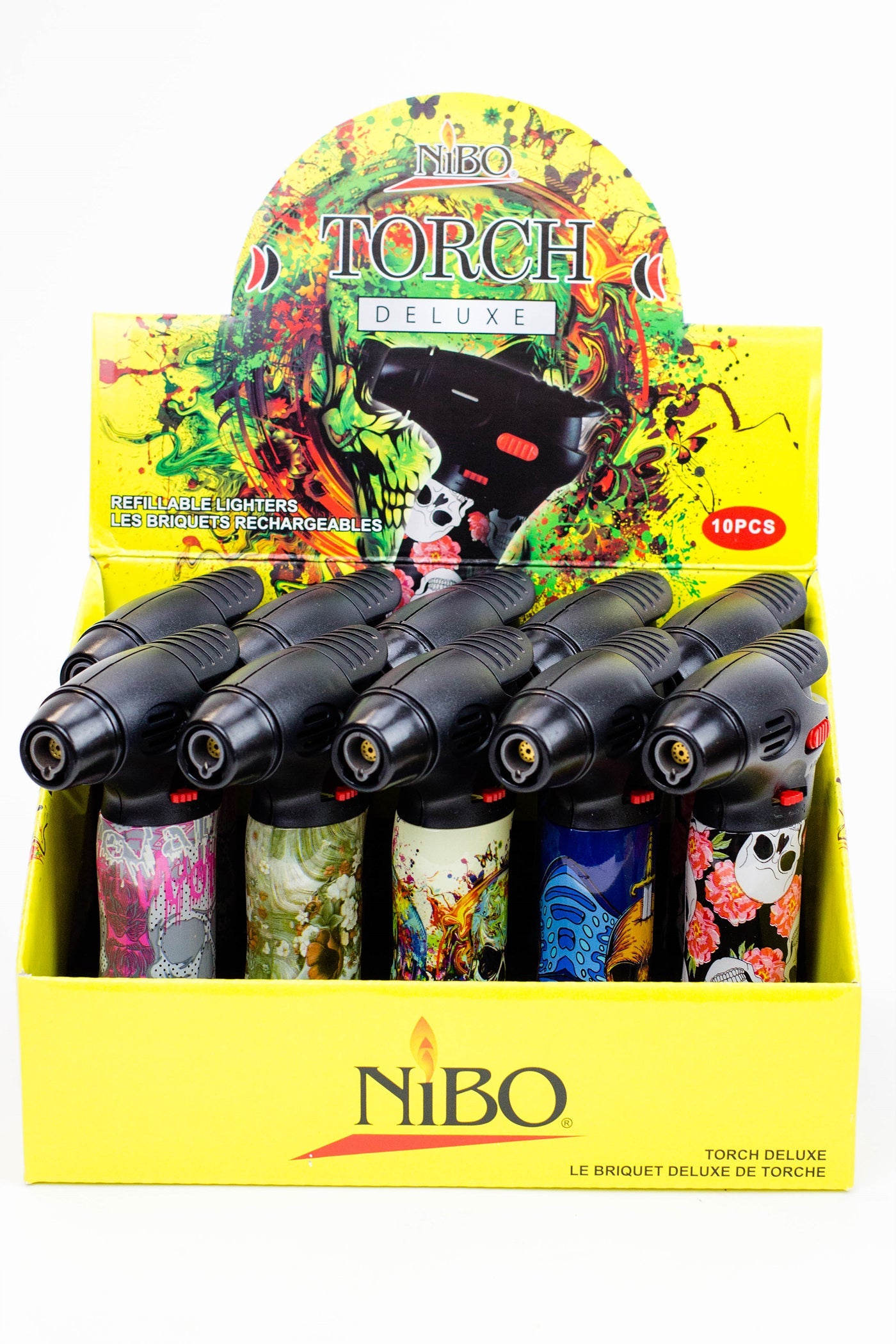 New! Nibo easy grip deluxe torch lighter Box of 10_0