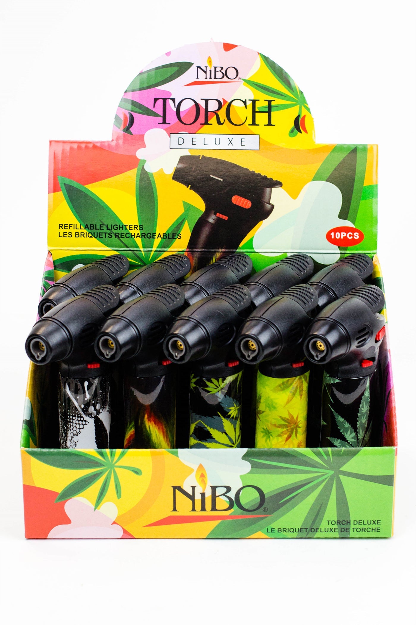 New! Nibo easy grip deluxe torch lighter Box of 10_11