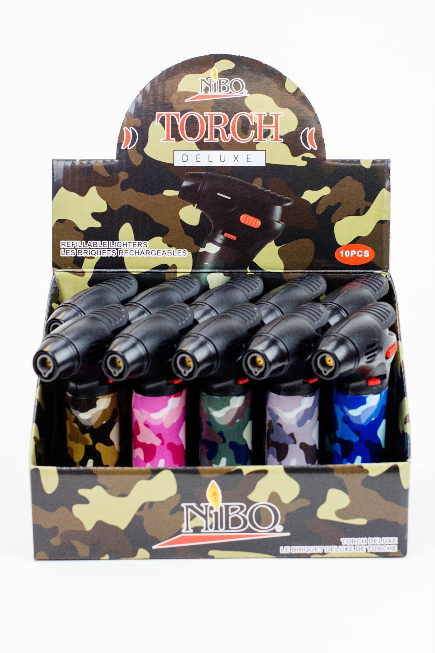 New! Nibo easy grip deluxe torch lighter Box of 10_12