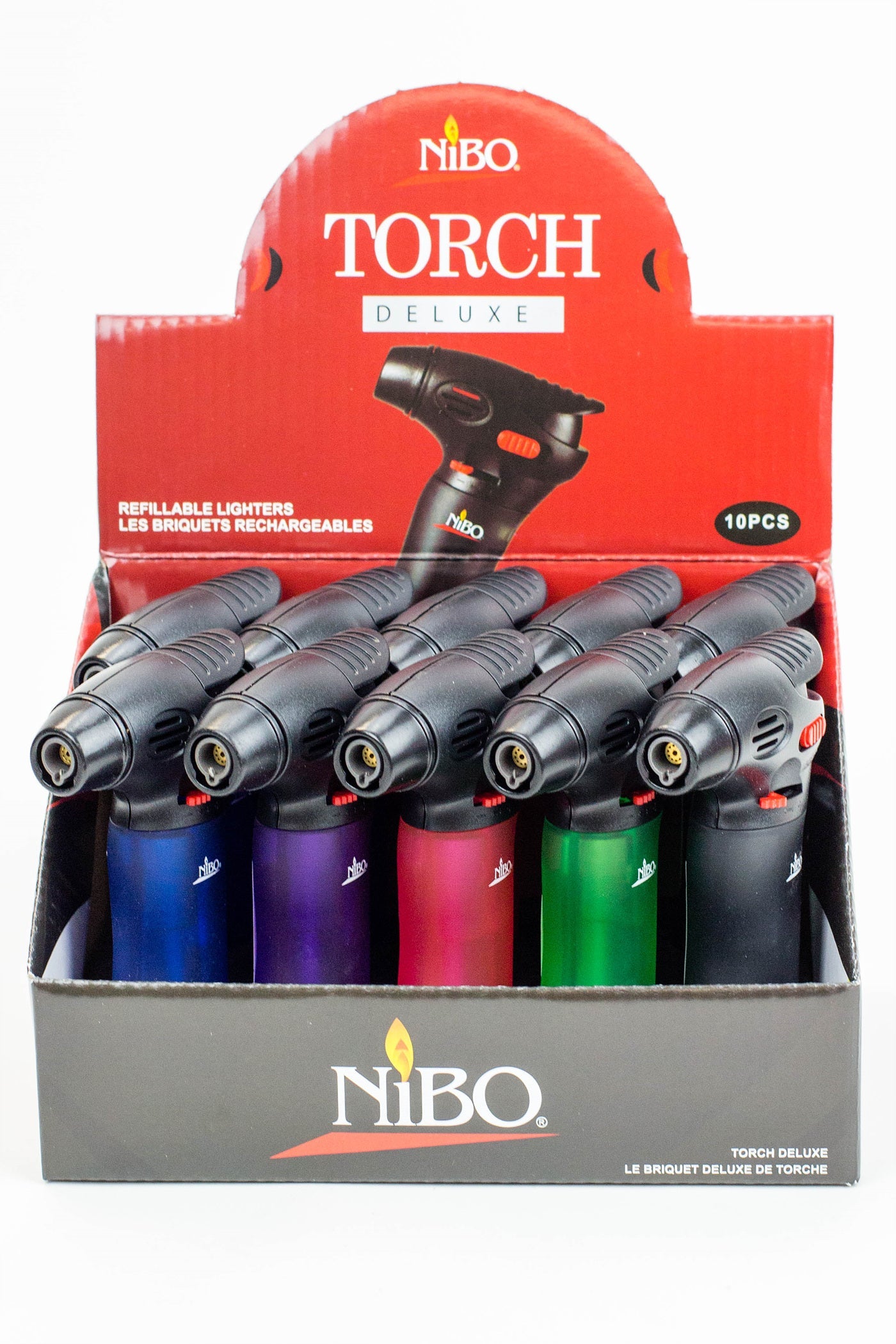 New! Nibo easy grip deluxe torch lighter Box of 10_1