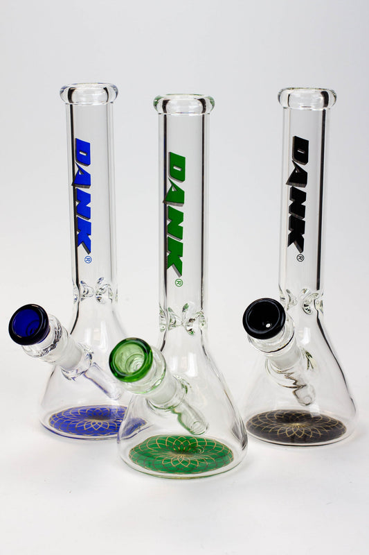 9.5" DANK beaker glass water bong_0