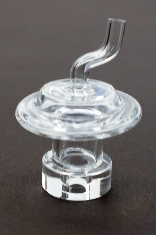 Clear Glass Quartz Carb Cap Pack of 2_0