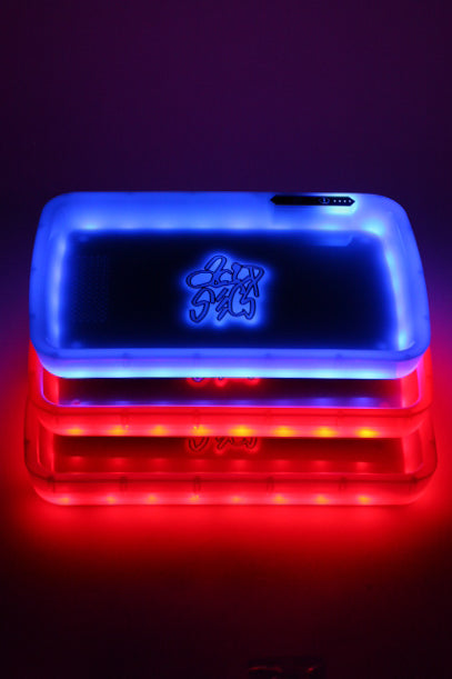 Acid Secs LED Rolling Tray with Grinding Pad_0