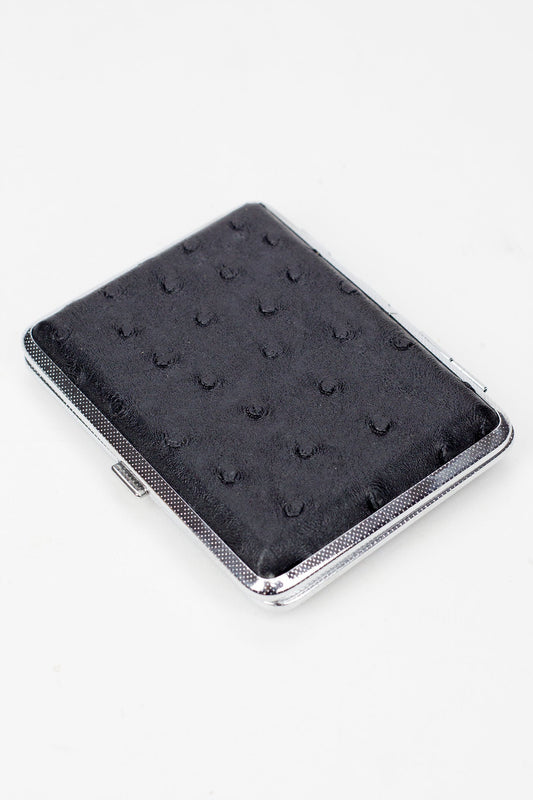 Metal Leather Cigarette Case Box of 12_0