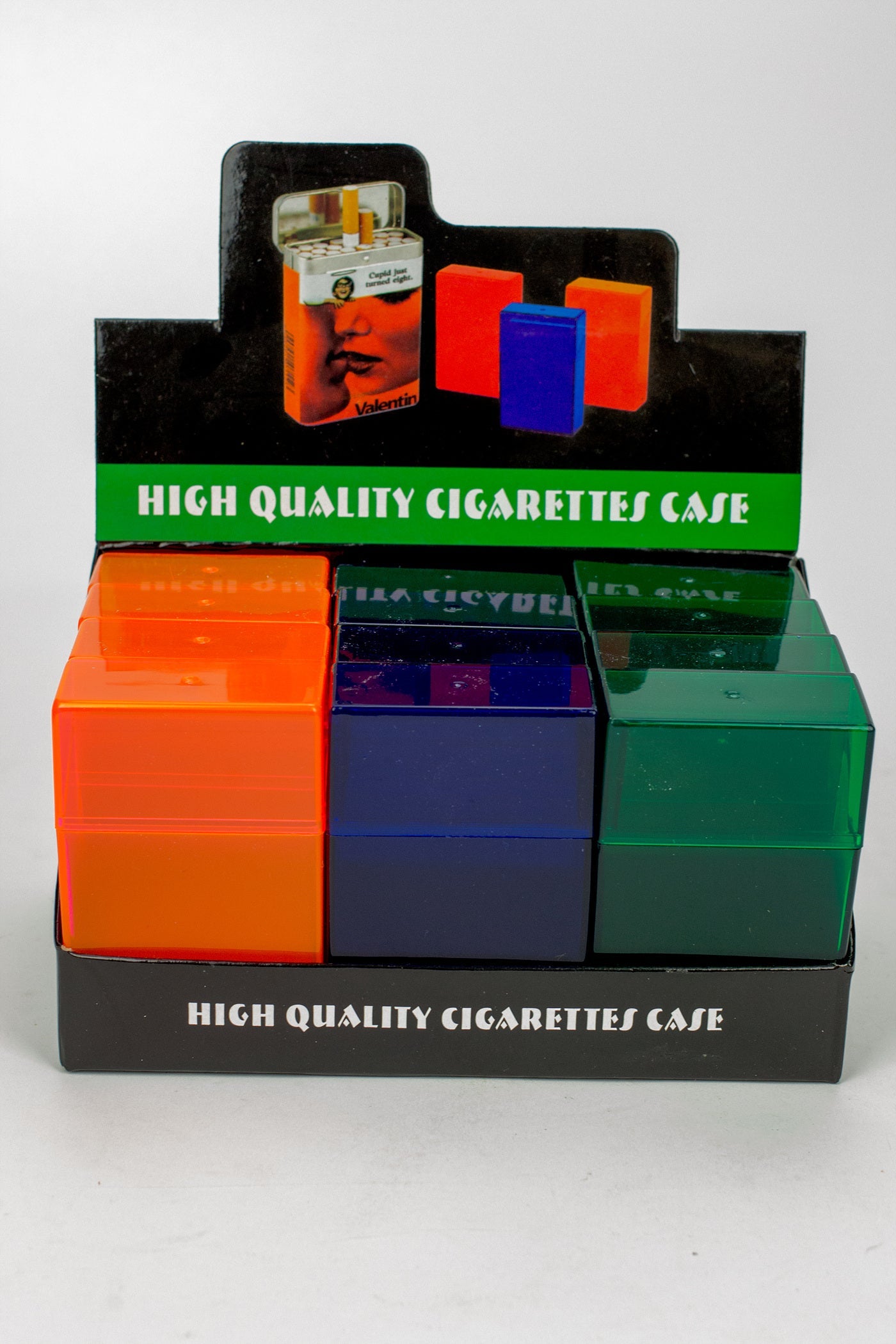 Plastic Flip open Cigarette Case Box of 12_2