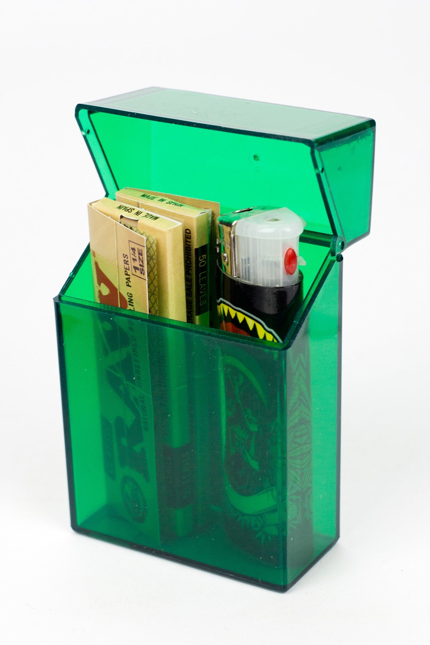 Plastic Flip open Cigarette Case Box of 12_1