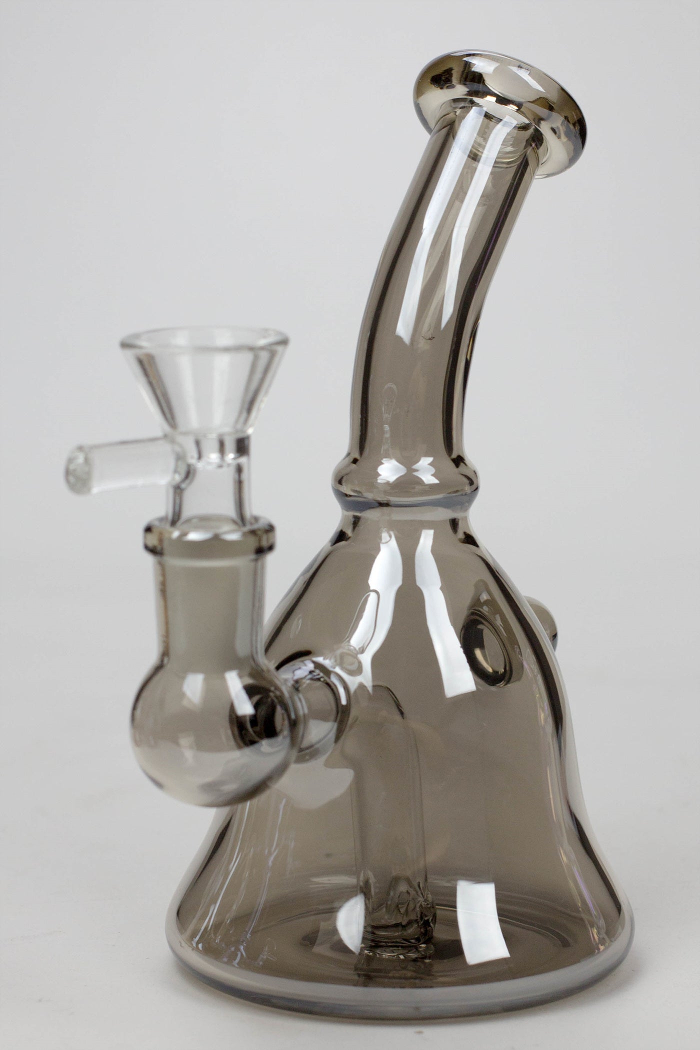 6" 2-in-1 fixed 3 hole diffuser bell Metallic tinted bubbler_11