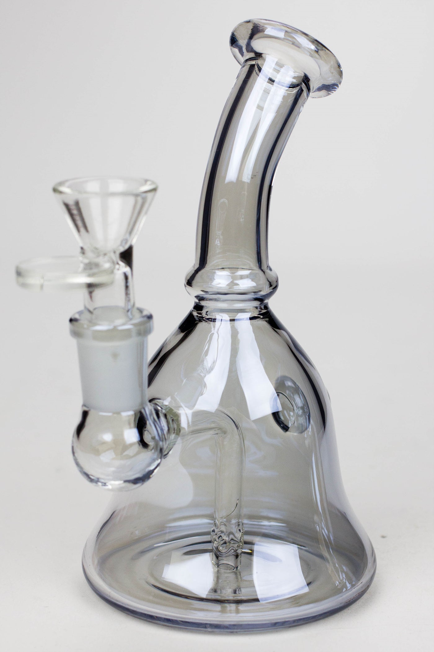 6" fixed 3 hole diffuser bell Metallic tinted bubbler_3