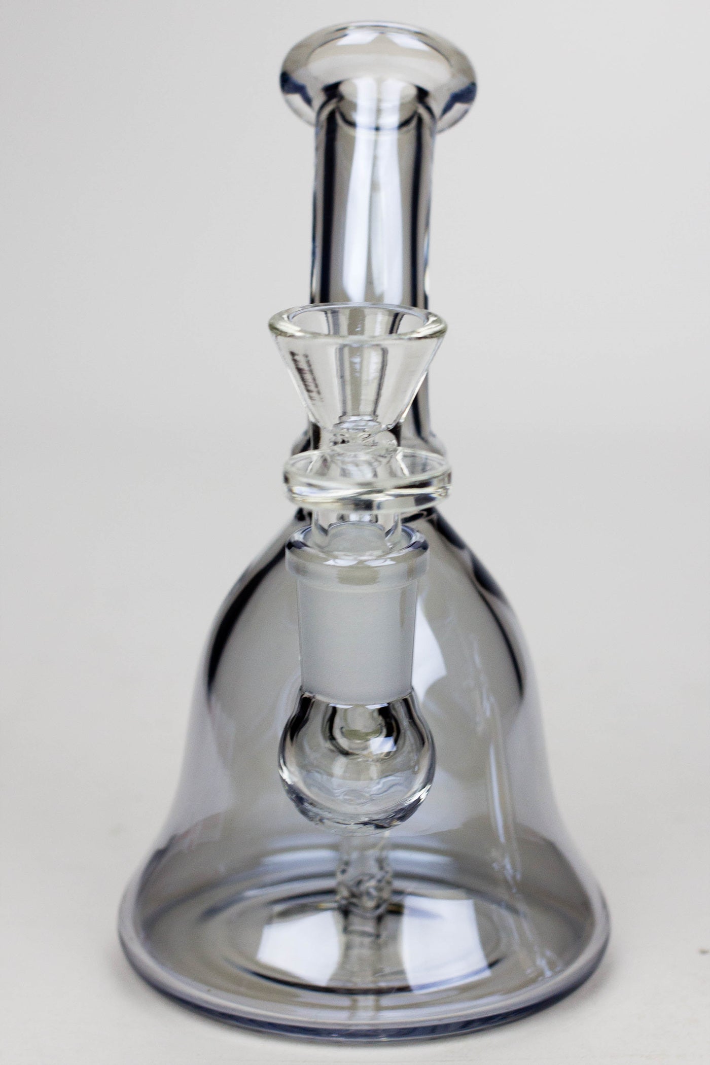 6" fixed 3 hole diffuser bell Metallic tinted bubbler_6