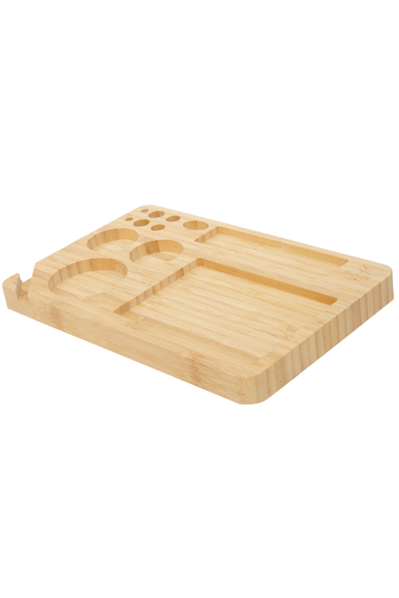 Choice Leaf Wood Rolling Tray_0