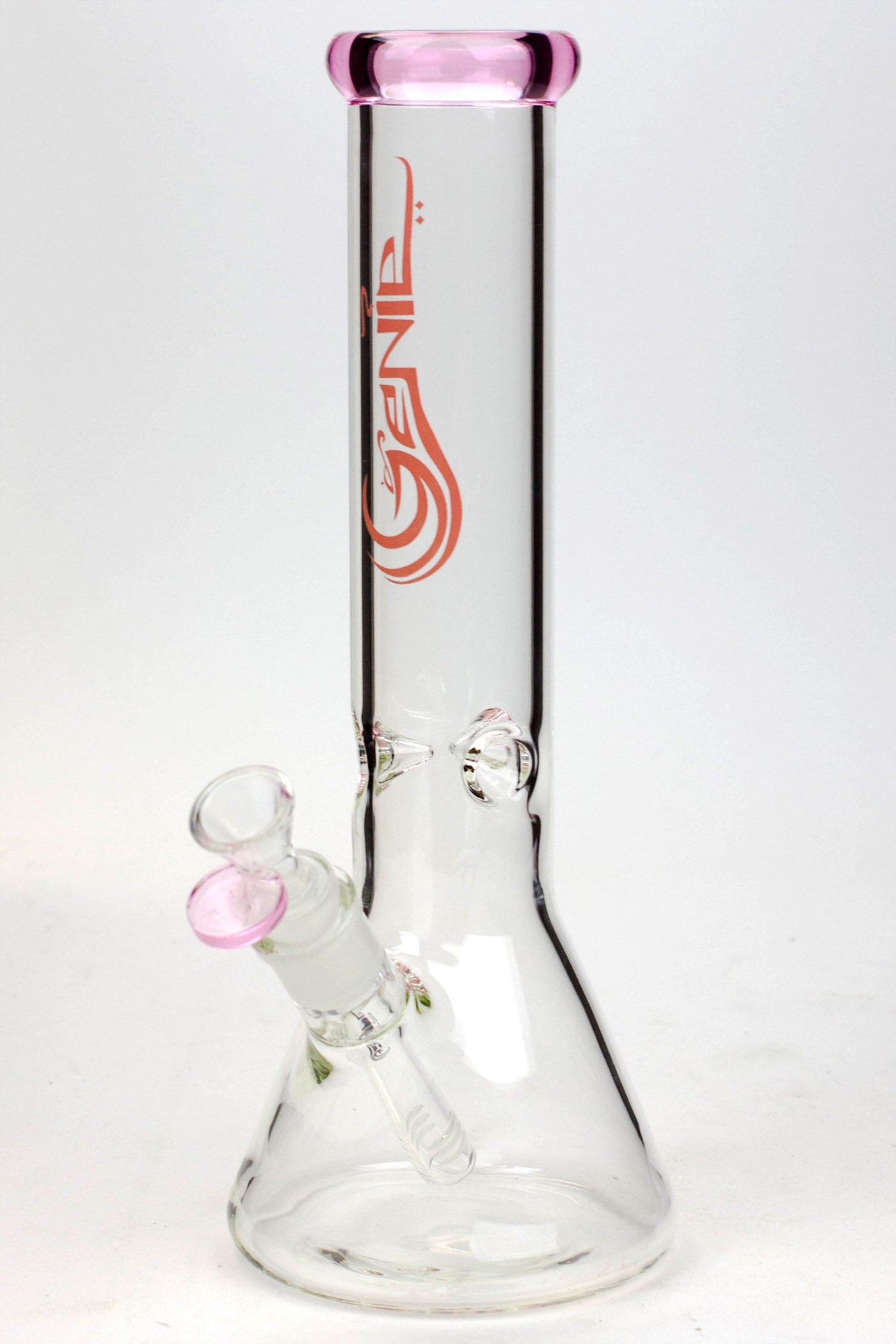 12" Genie Classic beaker glass water bong_9