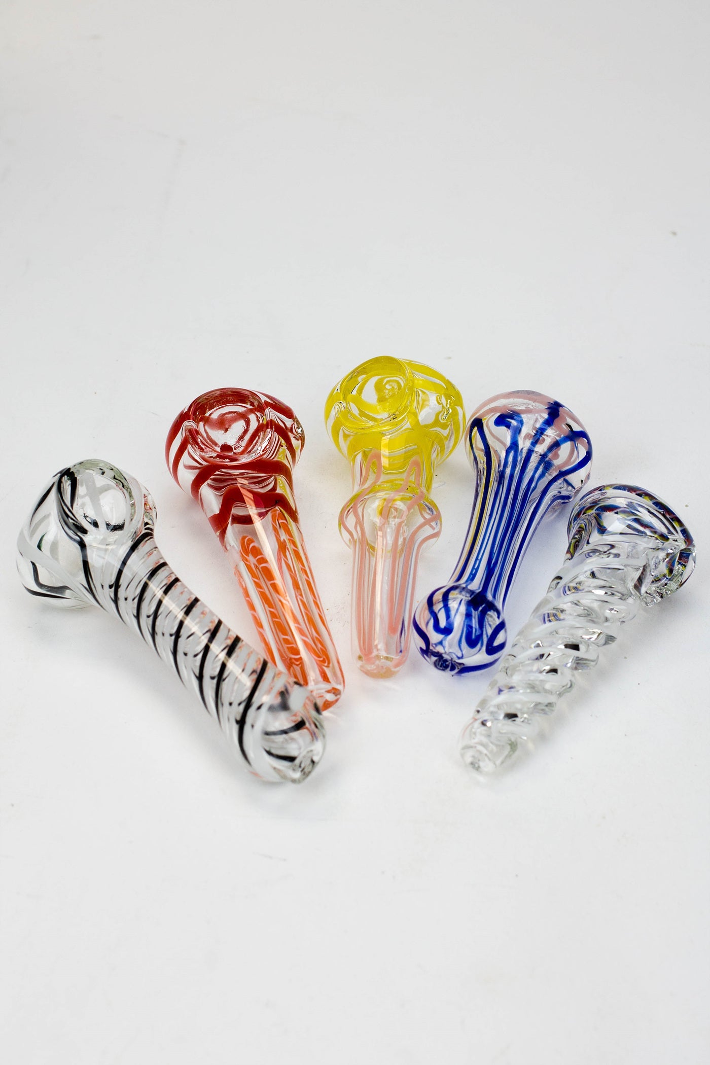 4" Soft glass hand pipe Jar of 30_0