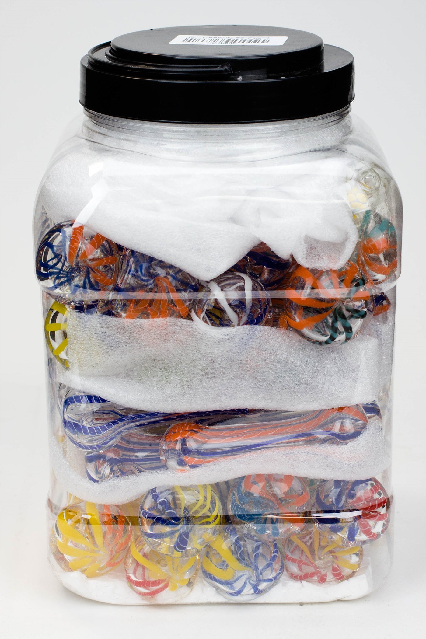 3" Soft glass hand pipe Jar of 50_1