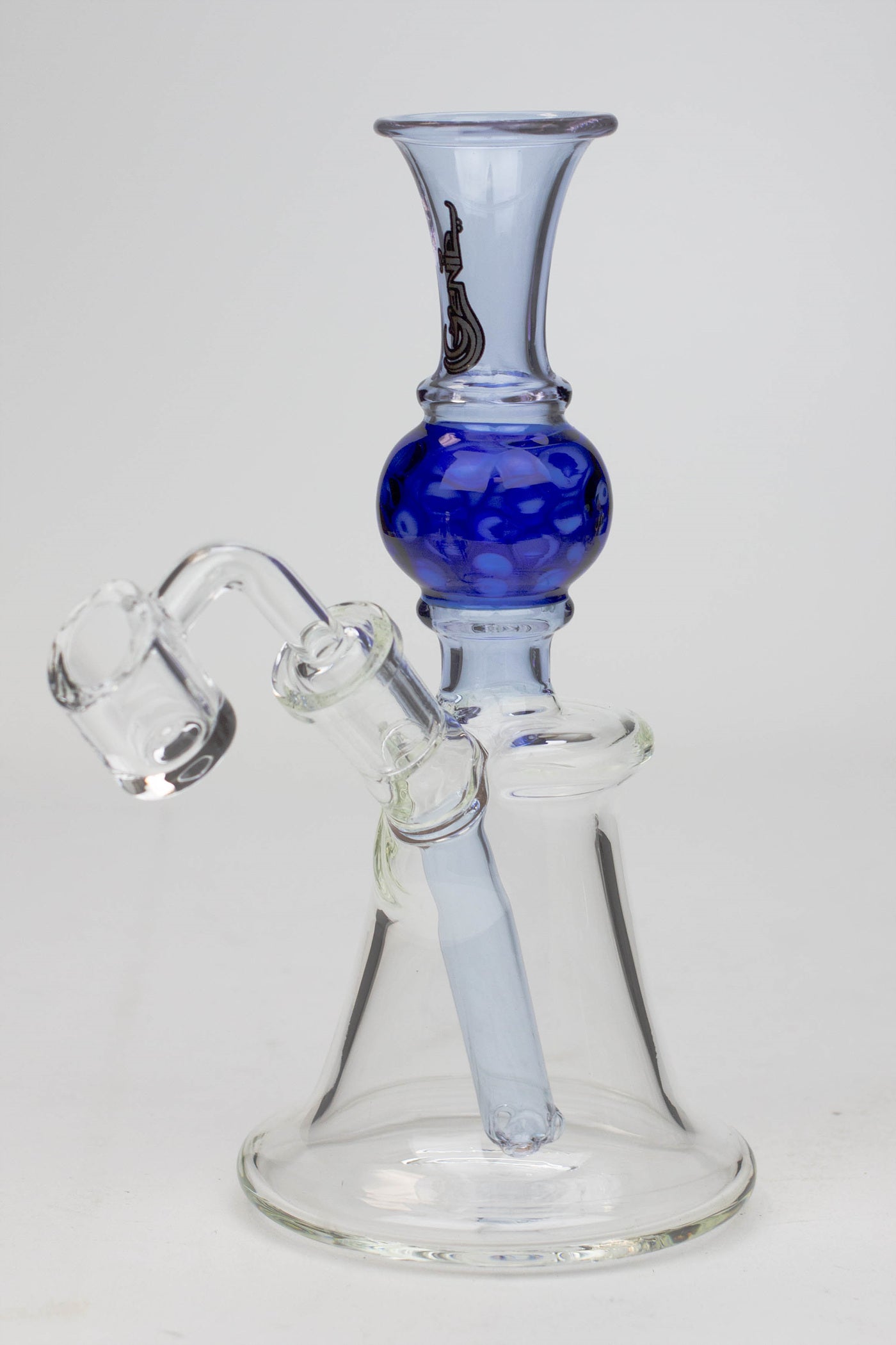 7" Genie hand bell fixed stem dab rig_6