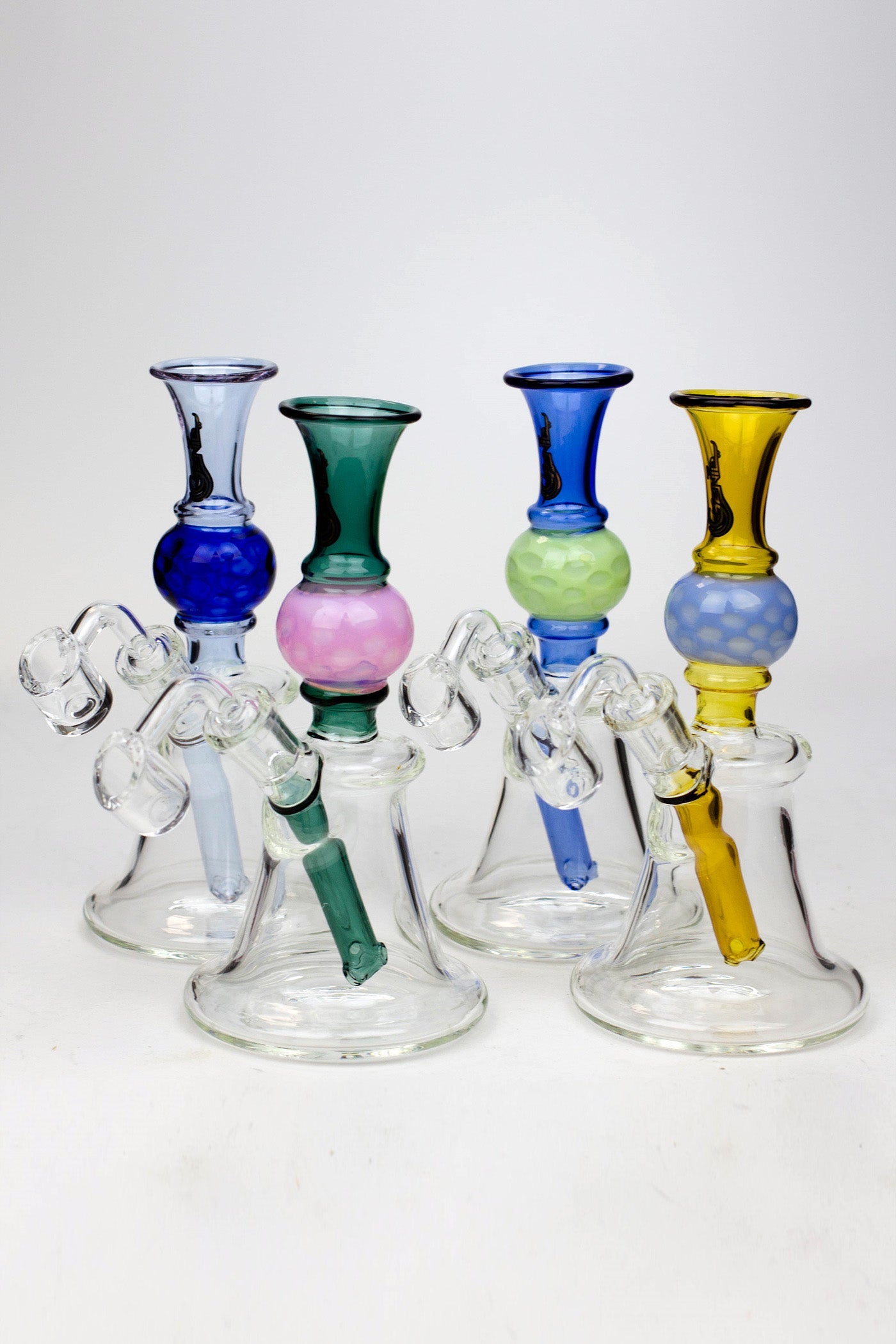 7" Genie hand bell fixed stem dab rig_0