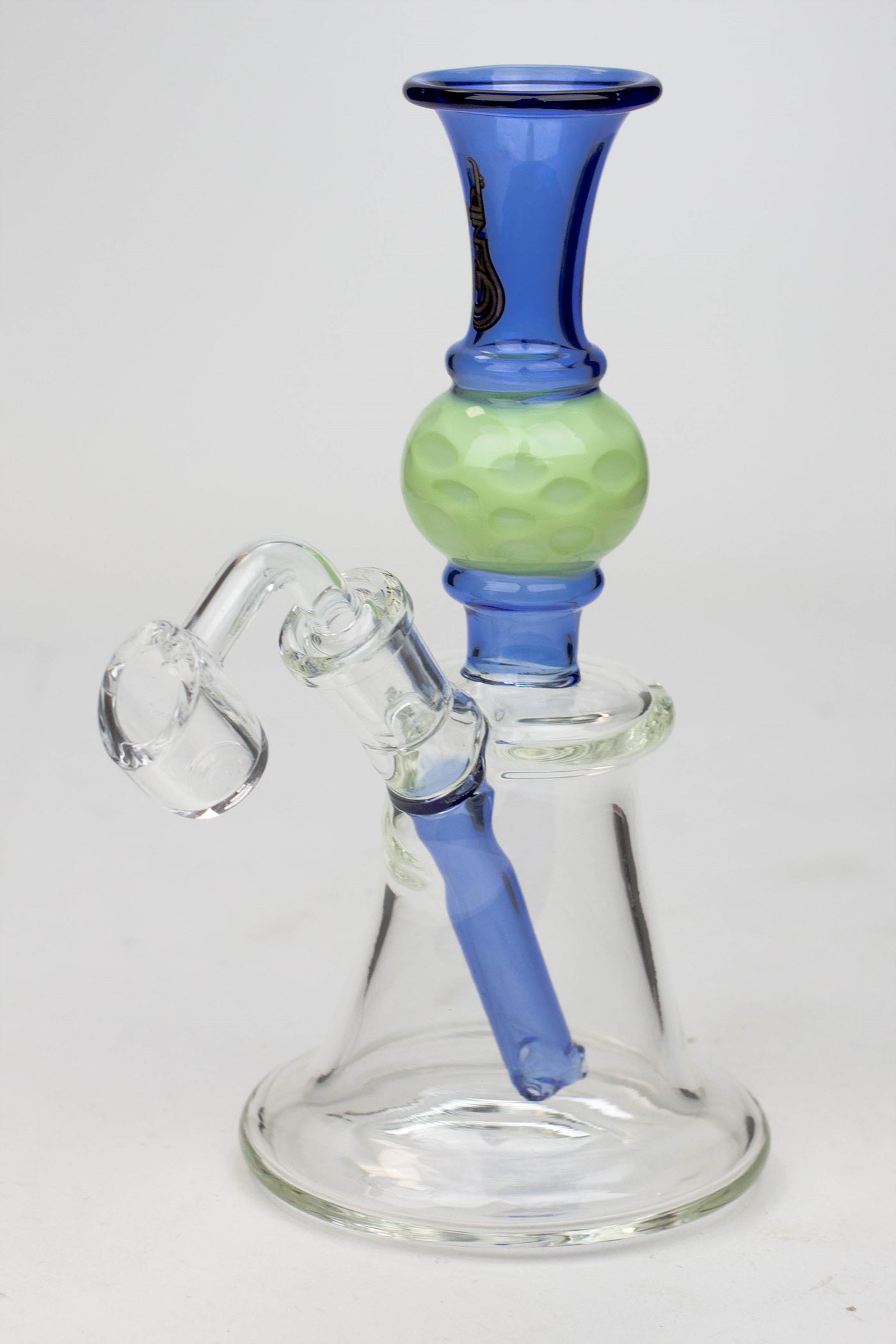 7" Genie hand bell fixed stem dab rig_8