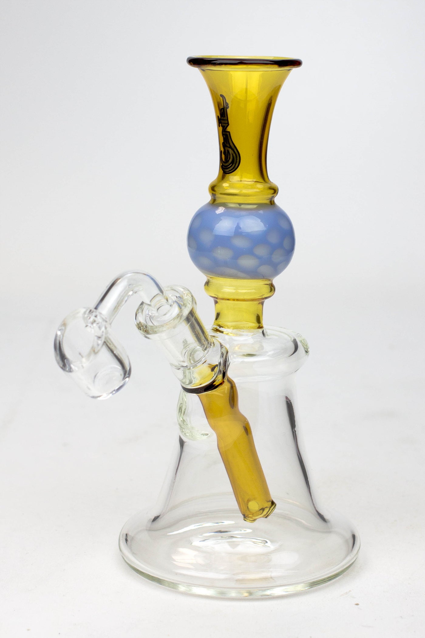 7" Genie hand bell fixed stem dab rig_9