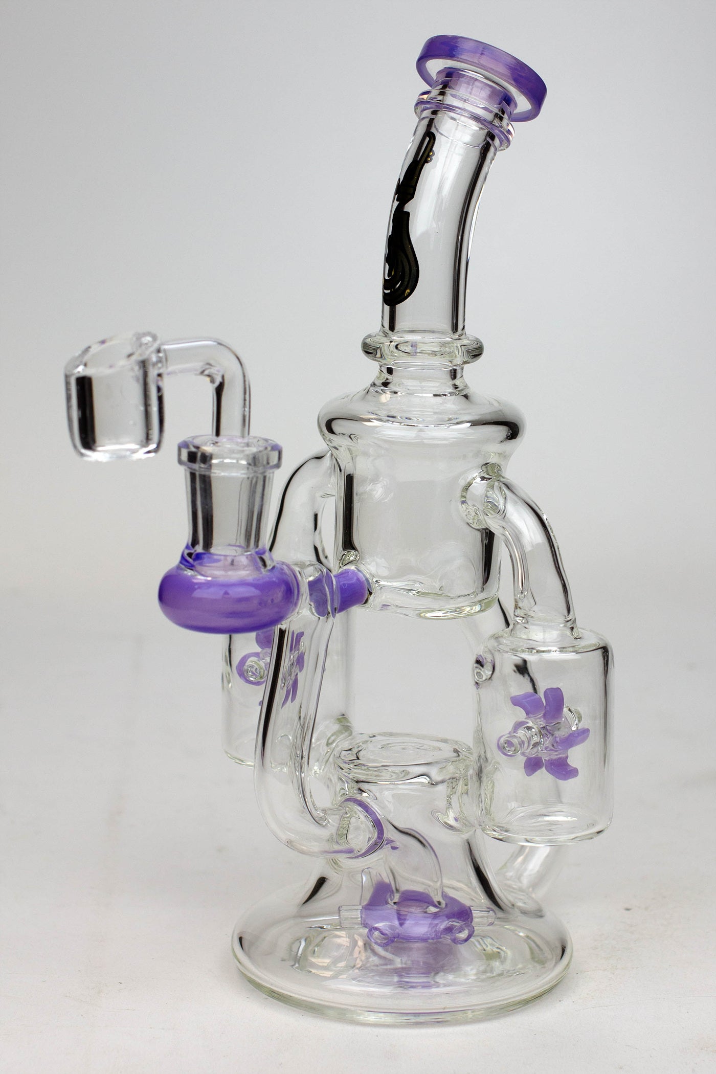 8.5" Genie twin turbine recycler dab rig_7