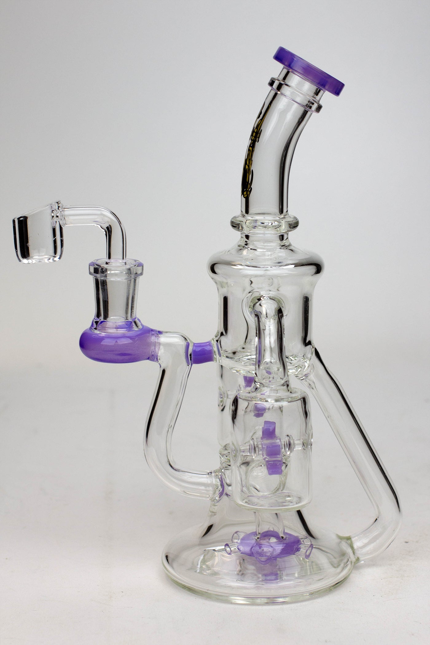 8.5" Genie twin turbine recycler dab rig_11