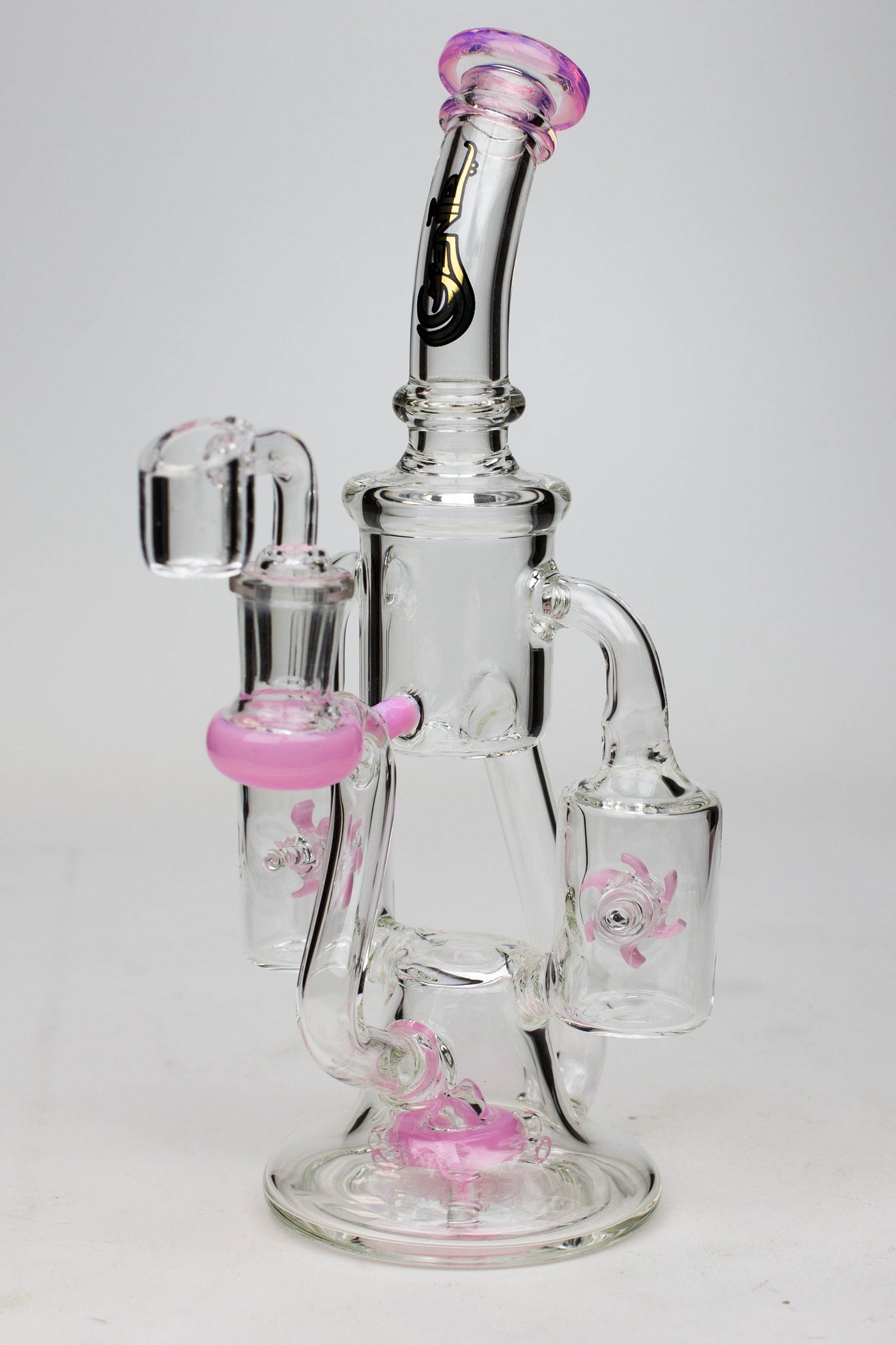 8.5" Genie twin turbine recycler dab rig_9