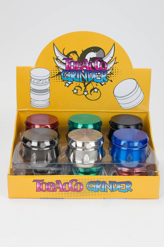 4 parts Assorted Color metal grinder Box of 12_0