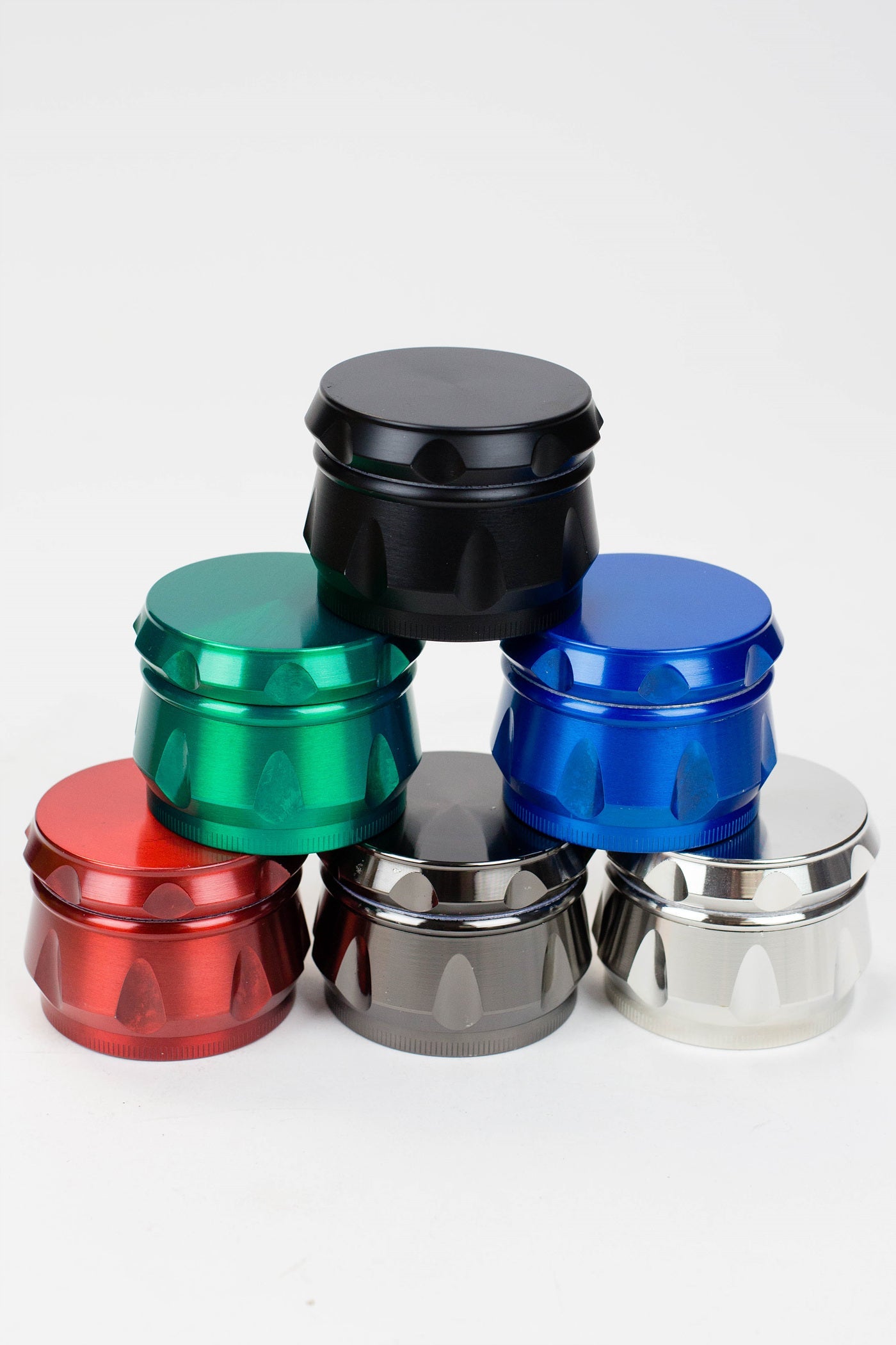 4 parts Assorted Color metal grinder Box of 12_1