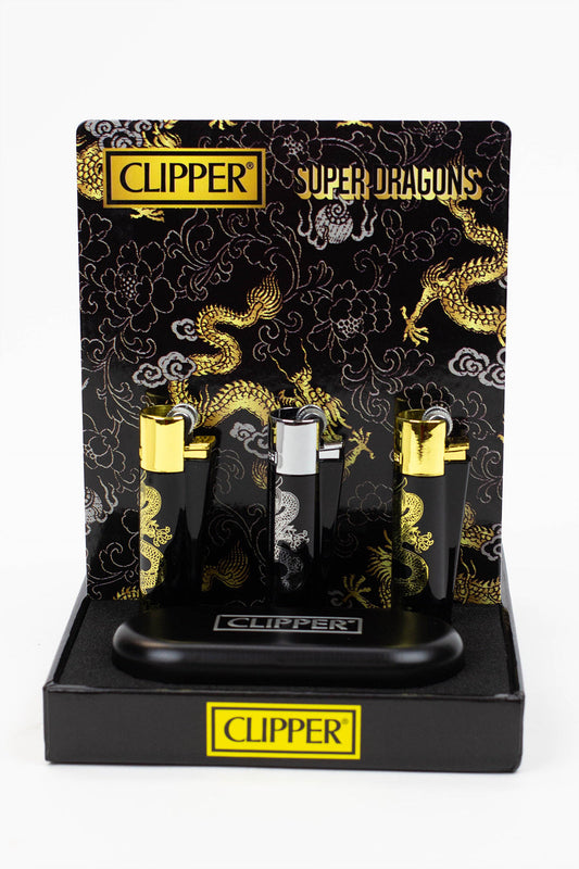 CLIPPER DRAGONS METAL LIGHTERS COLLECTION BOX OF 12_0