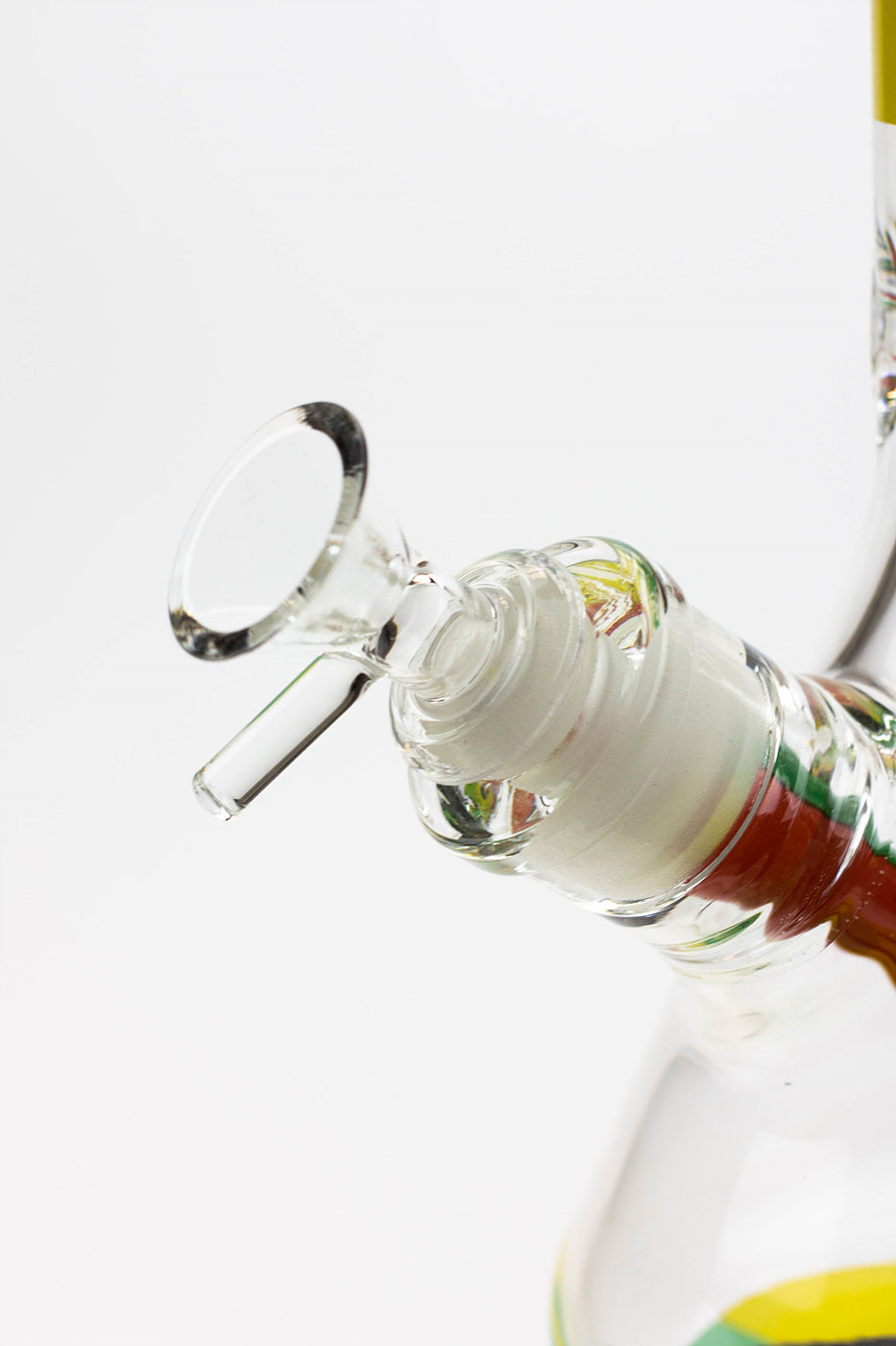 13.5" Rasta Man / 7 mm / classic beaker glass bong_10