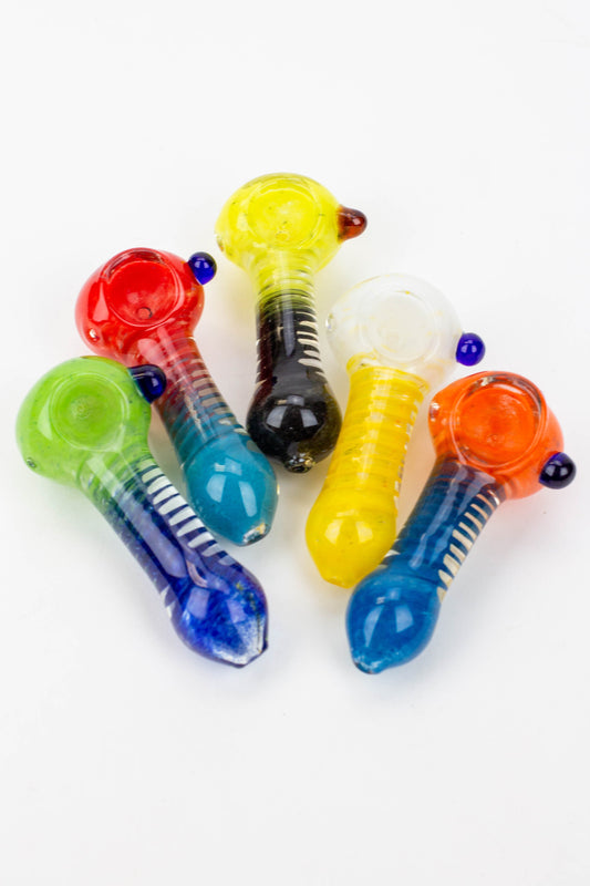 3.5" soft glass hand pipe - 8752_0