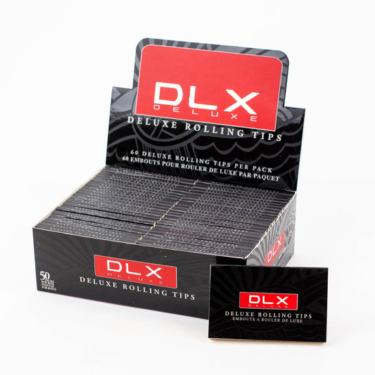 DLX Rolling paper filter tips Box of 50_0