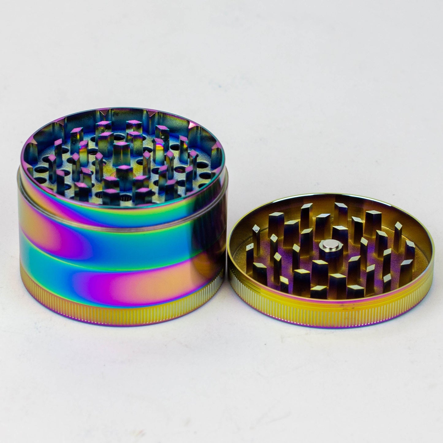 GENIE 4 parts 63 mm Leaf rainbow metal grinder Box of 6_5