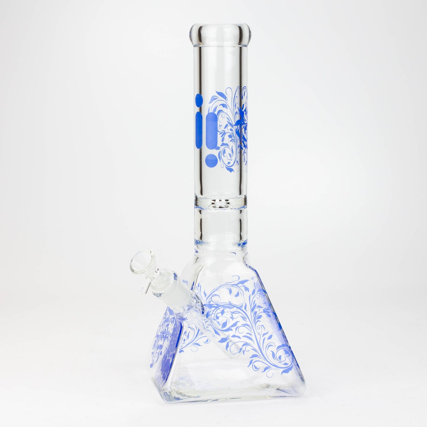 13" Infyniti 7 mm pyramid beaker bong_1