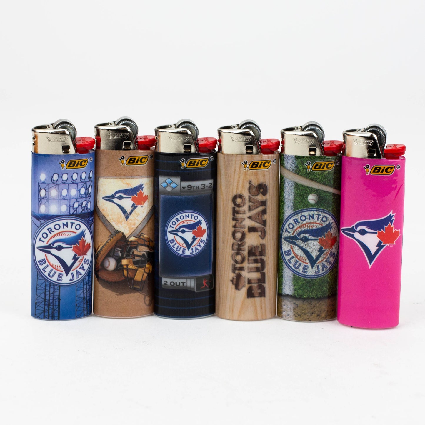 Bic Regular Lighter [MLB-Toronto Blue Jay] Pink_1