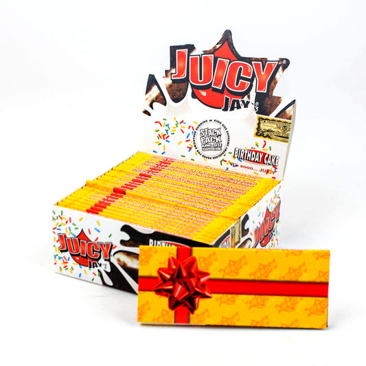 Juicy Jay's Birthday Cake King size Supreme Stack Pack rolling paper Box of 24_0