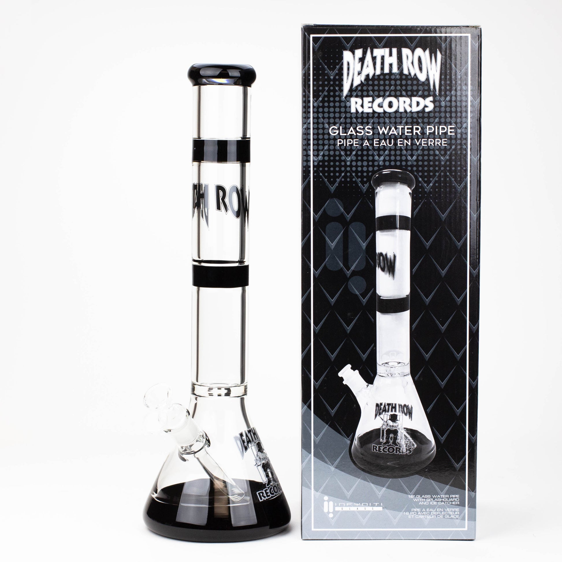 DEATH ROW-15.5"  7 mm Glass water pipe by Infyniti_1