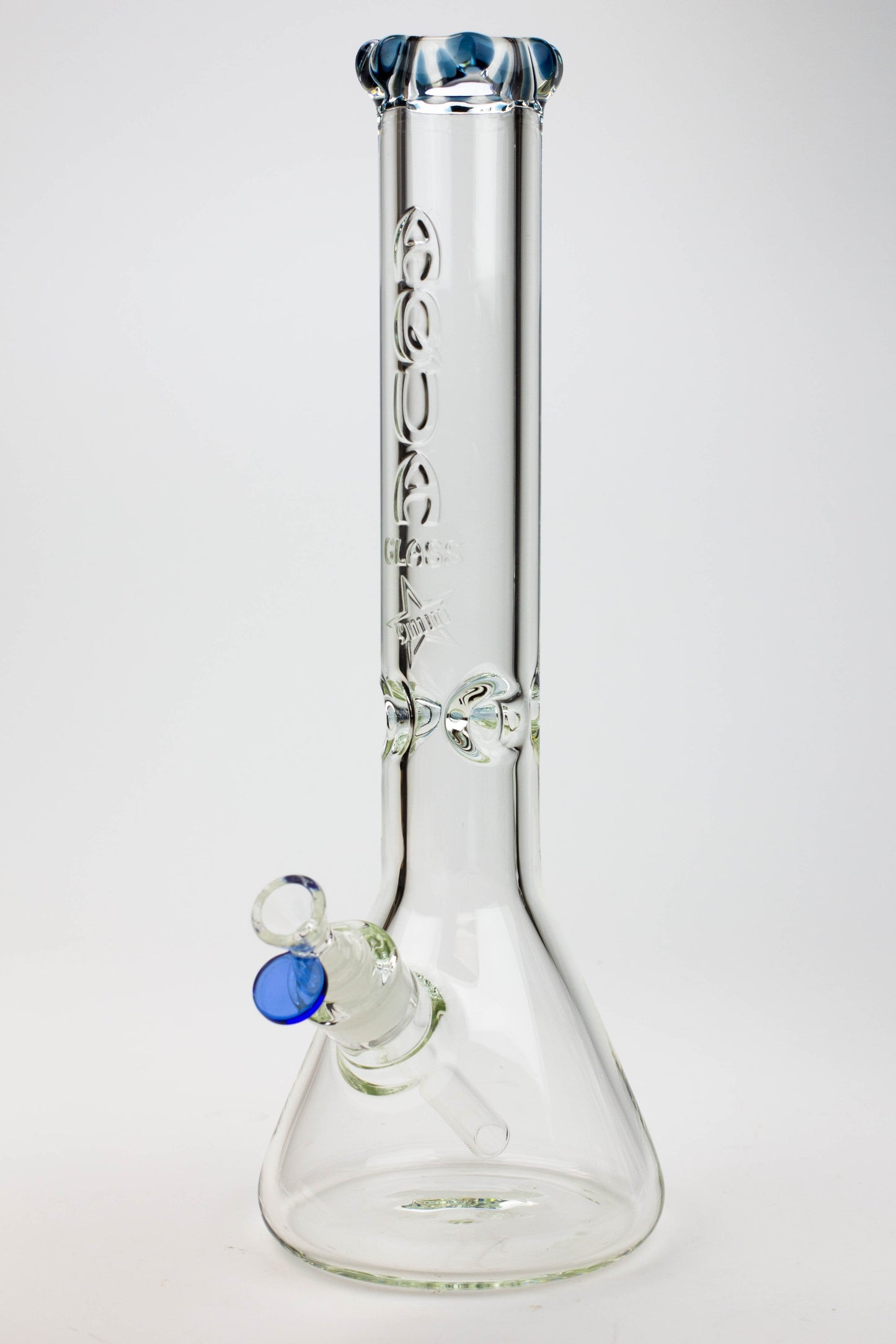 15.5" AQUA Glass / 9mm / glass beaker water bong_4