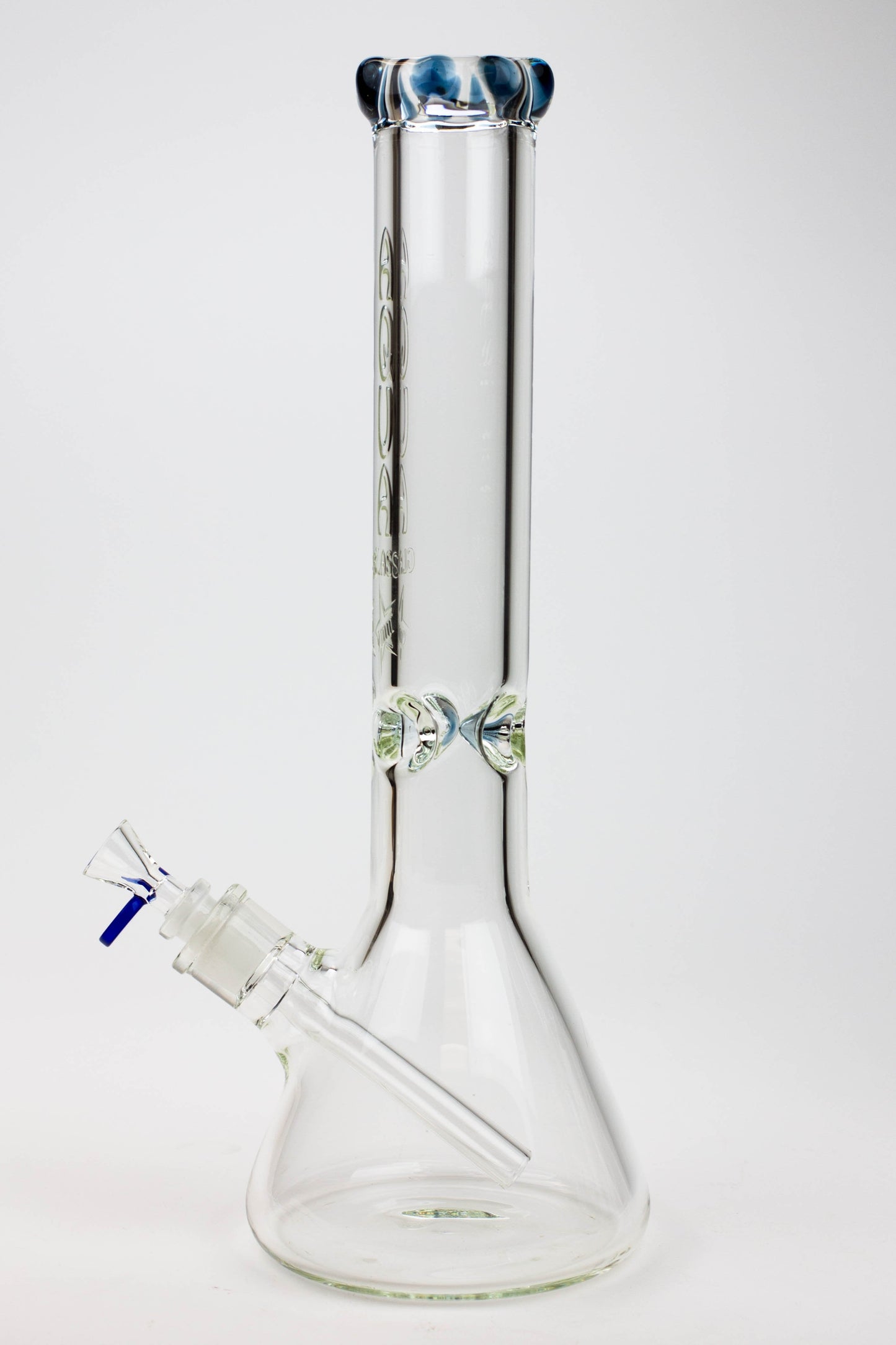 15.5" AQUA Glass / 9mm / glass beaker water bong_12