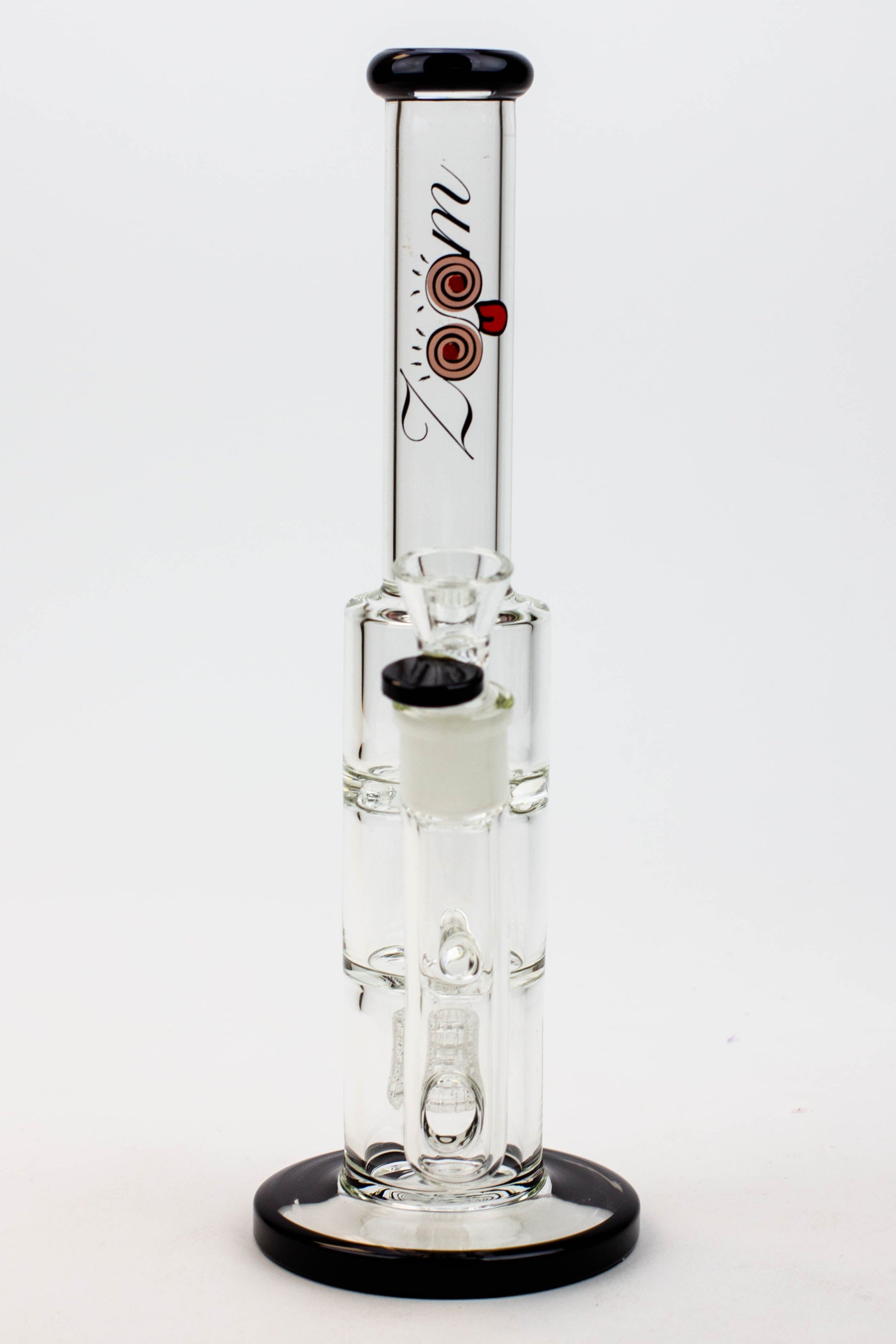 12" ZOOM Tornado and showerhead glass bong [B6]_6